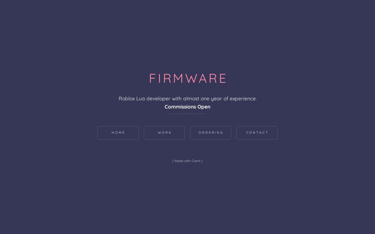 Carrd profile picture for @firmware